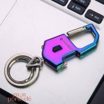 Porte-clé design multifonction en métal