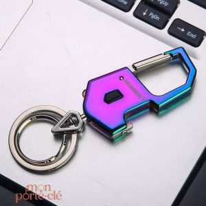Porte-clé design multifonction en métal