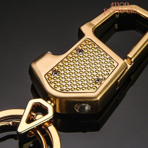 Porte-clé multifonction en acier durable