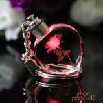 Porte-clé lumineux personnalisé en acrylique