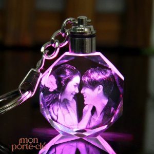 Porte-clé lumineux avec design unique et personnalisé