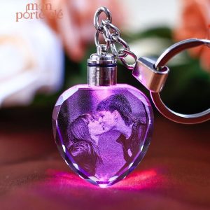 Porte-clé lumineux sur mesure pour un cadeau original