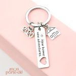 Porte-Clé Maison, un must-have pour les amateurs de style