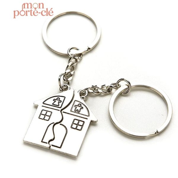Porte-Clé Maison Séparable élégant et pratique