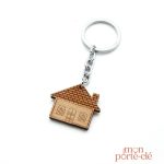 Porte-Clé en Bois, design Maison