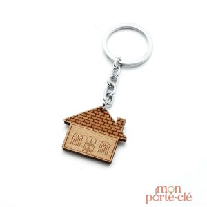 Porte-Clé en Bois, design Maison