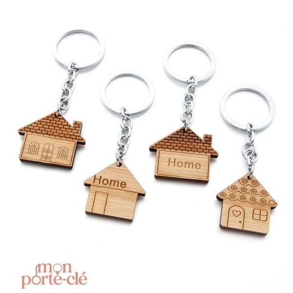 Porte-Clé décoratif en Bois
