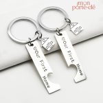 Porte-clé Couple, cadeau idéal pour la Saint-Valentin