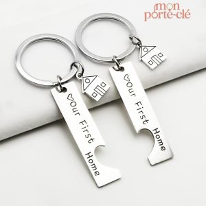 Porte-clé Couple, cadeau idéal pour la Saint-Valentin