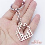 Porte-clé unique Maison pour un cadeau original