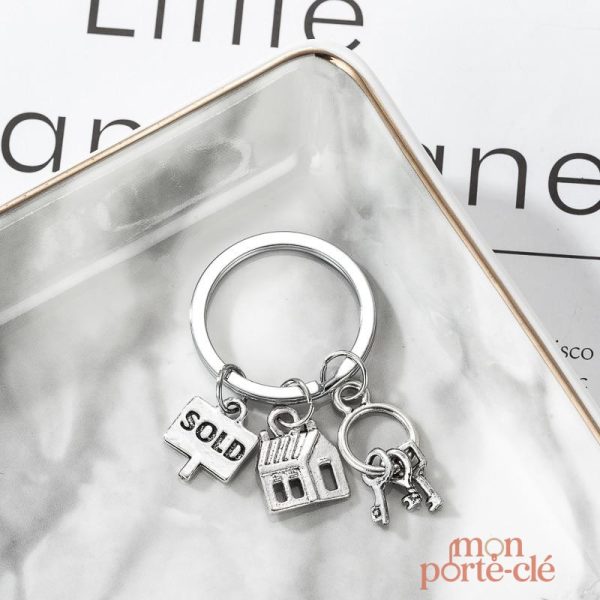 Porte-clé Maison pour un style décontracté