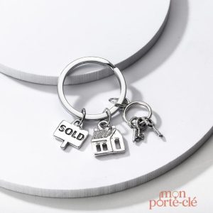 Porte-clé Maison, accessoire de voyage idéal