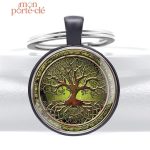 Bijou vintage porte-clé Arbre de Vie
