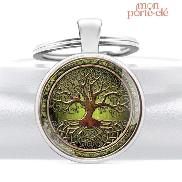 Accessoire porte-clé Arbre de Vie élégant