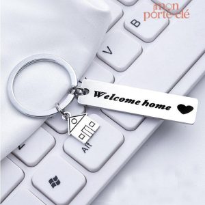 Accessoire porte-clé miniature pour un accueil chaleureux