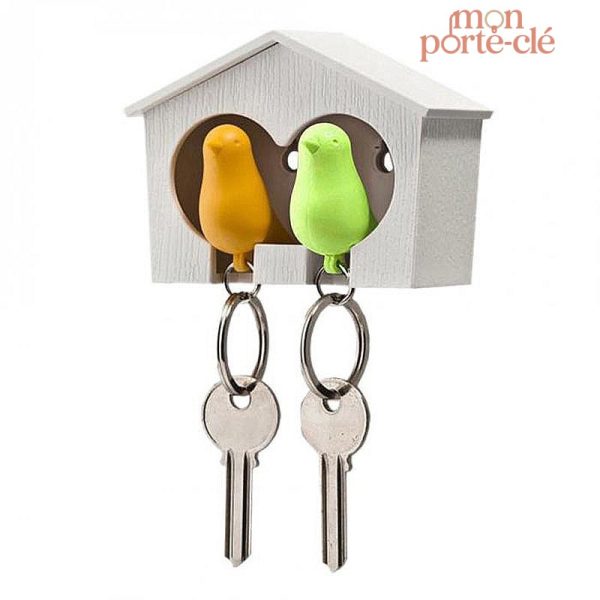 Porte-clé mural en bois design