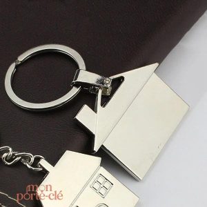 Porte-clé Maison personnalisé pour un style unique