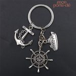 Porte-clé original Le Marin, design nautique unique