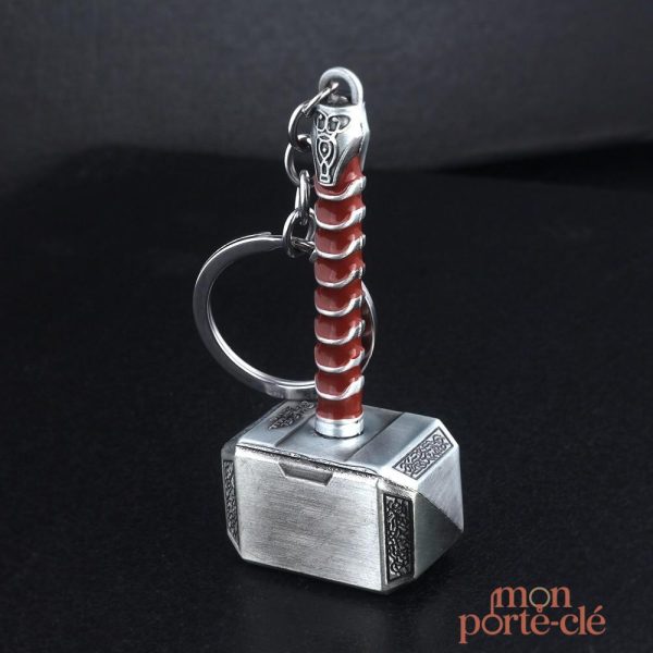 Porte-clé original en forme de marteau légendaire