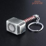 Porte-clé unique en design Thor, parfait pour les fans
