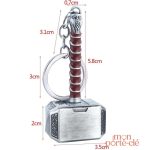 Porte-clé créatif représentant le pouvoir de Thor