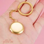 Porte-clé photo avec espace pour une image