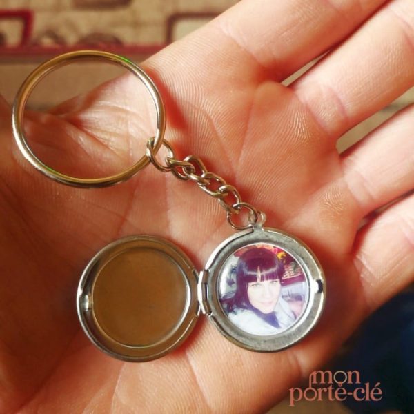 Médaille porte-clé pour souvenirs photographiques