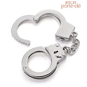 Porte-clé design menottes, accessoire unique