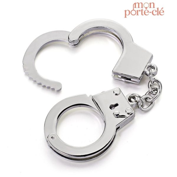 Porte-clé design menottes, accessoire unique
