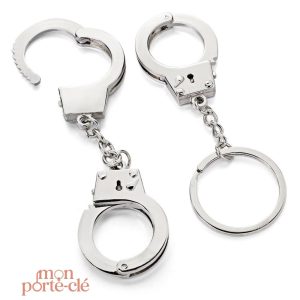 Porte-clé original, menottes stylées