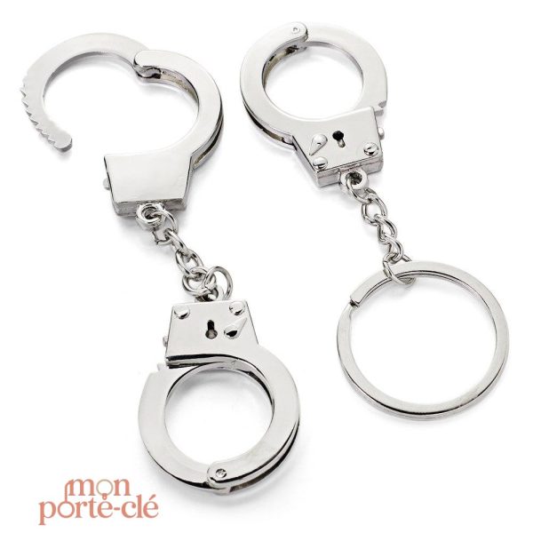 Porte-clé original, menottes stylées