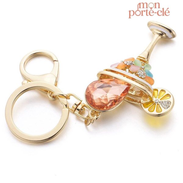 Accessoire Porte-Clé Original : Mojito scintillant