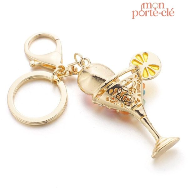 Porte-Clé créatif en forme de Mojito vibrant