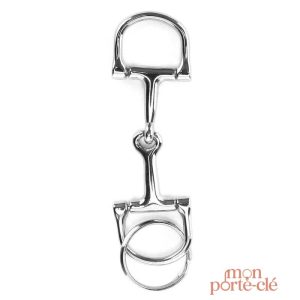 Porte-clé Mors de Cheval élégant et raffiné