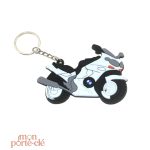 Porte-clé moto L'Allemande en métal robuste