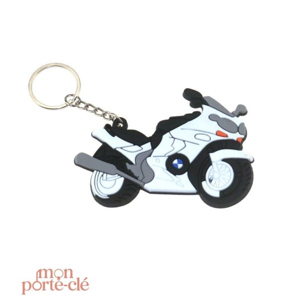 Porte-clé moto L'Allemande en métal robuste