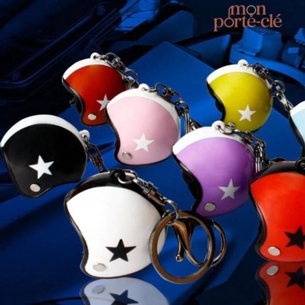 Porte-Clé original en forme de casque