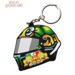 Porte-clé moto Casque Rigolo coloré et amusant