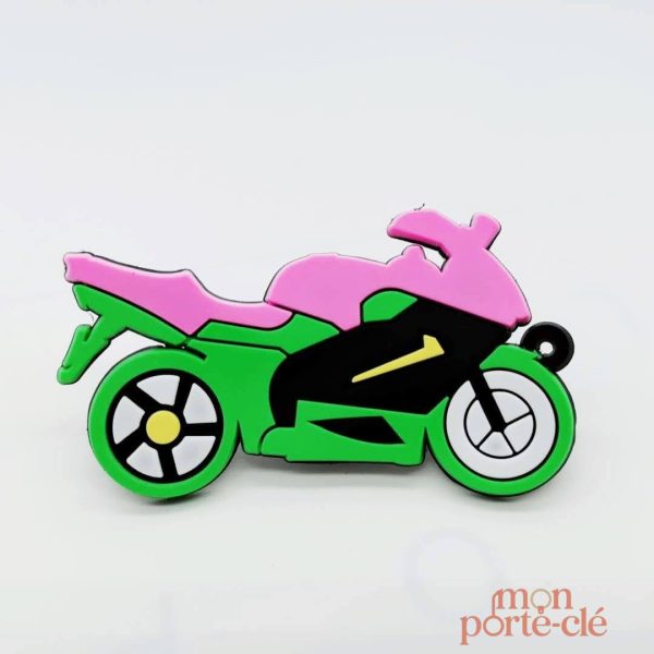 Porte-clé moto La Sportive Colorée design dynamique
