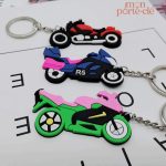 Porte-clé sportif pour moto, accessoire pratique et stylé