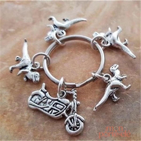 Accessoire porte-clé pour passionnés de moto