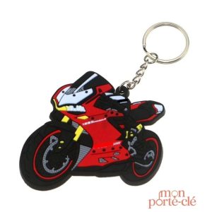 Porte-clé moto La Panigale Corsa élégant et pratique