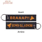 Porte-clé Ready to Race, accessoire pratique pour motos