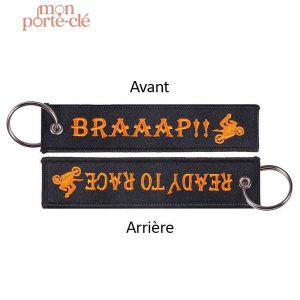 Porte-clé Ready to Race, accessoire pratique pour motos