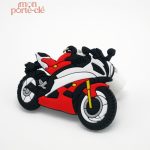 Porte-clé design inspiré de la moto R6 600cc, idéal pour motards