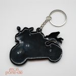 Porte-clé moto élégant, hommage à la R6 600cc, accessoire pratique