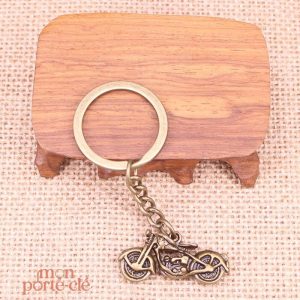 Porte-clé moto, design rétro élégant et fonctionnel