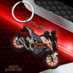 Porte-clé moto en silicone L'Autrichienne