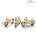Porte-clé moto vintage, accessoire stylé