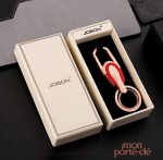 Porte-clé robuste en acier, style masculin